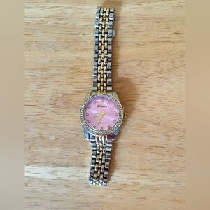 NWOT Look for Less Designer Inspired Pink and Gold Women's Watch Gift